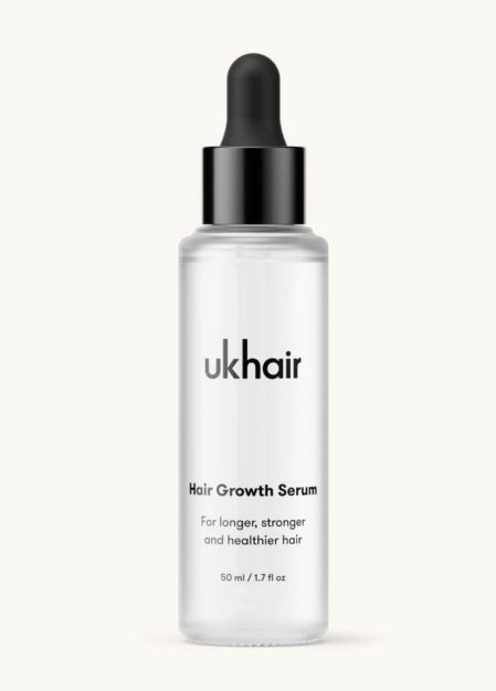 Sérum de crecimiento de cabello Ukhair (28 euros)