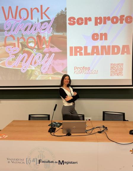 Sonia Cardona, docente española en Irlanda