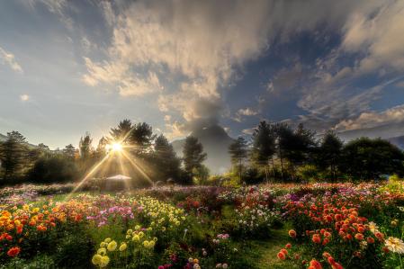 Atardecer de otoño en el Pedraforca.