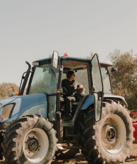 Paula de Prado, olivicultora