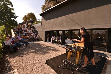 La percusionista leridana Carme Garrigó