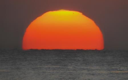 Amanecer de otoño en Fuengirola.