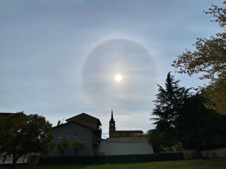 Halo solar en Campdevànol.