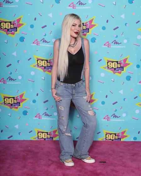 La actriz Tori Spelling