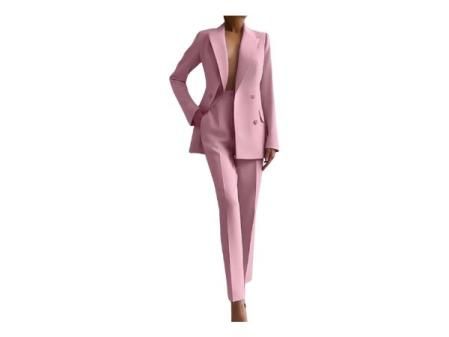 NUSGEAR Traje de 2 Piezas Mujer Moda Blazer y Pantalones largo Otoño invierno Slim Fit Elegante Negocios Oficina Fiesta Cena color sólido Casual Traje Basic Chaqueta cómodo abrigo Conjunto 2025