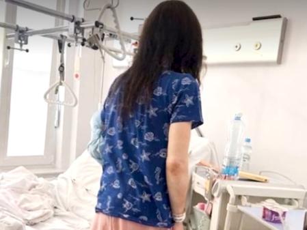 Mirella, la mujer polaca de 42 años a quien han rescatado, en el hospital