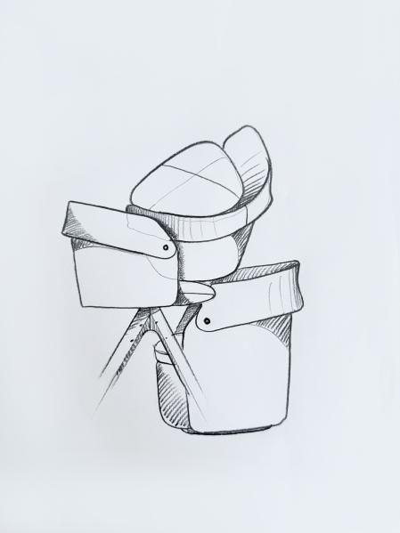 Esbozos de la silla y la butaca Ozzy