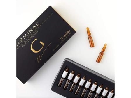 Sérum facial antiarrugas ampollas flash de Germinal
