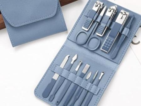 Kit de manicura y pedicura de 12 piezas