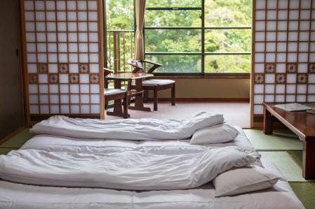 Habitación de un 'ryokan' en Yanagawa