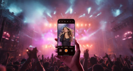 El Oppo Find X9 Pro se comporta muy bien en conciertos.