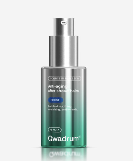 Anti-aging after shave balm de Qwadrum (54 euros)