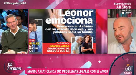 Portada de Imanol Arias junto a su ahora esposa