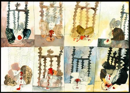 Detalle de 'Adiós Blancanieves' de Beatrice Alemagna 