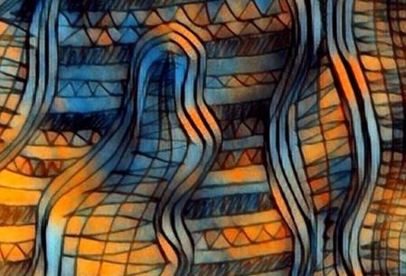 El arte de la textura abstracta.