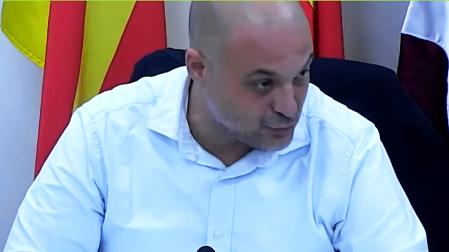 Hugo Ferrer, concejal de Hacienda, durante su intervención plenaria.