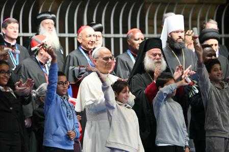 &nbsp;El Papa i altres líders religiosos a la trobada de Roma&nbsp;