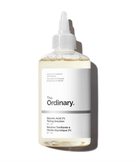The Ordinary Glycolic Acid 7% Toning Solution (7 euros)