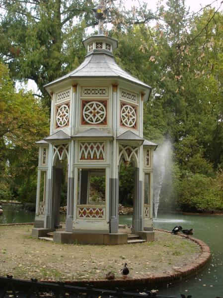 Estanque del Jardín del Príncipe de Aranjuez.