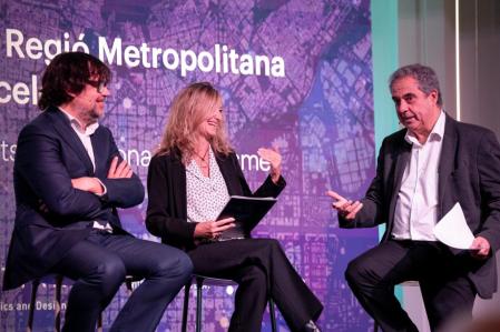 Enric Sierra, vicedirector de 'Guyana Guardian', modera una de las mesas con el Ricard Font y con Elisabet Cirici