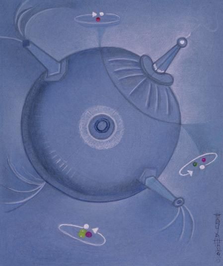 ‘Viajeros del éter’, Maruja Mallo, 1982. Serie “Viajeros del éter”