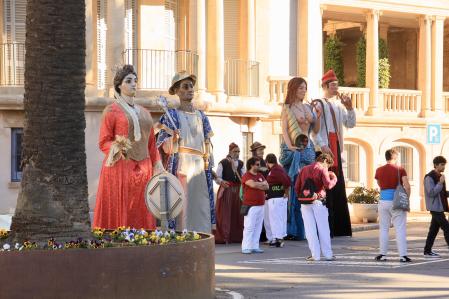 IX Trobada de Gegants en Palafrugell.