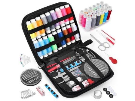 Kit de costura portátil con 86 piezas