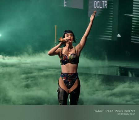 Katy Perry, en un instante del concierto.