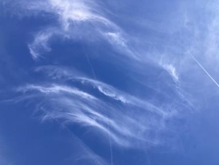 Las líneas del cielo.