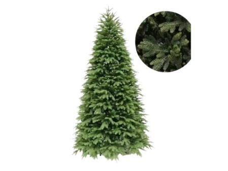 Árbol de Navidad artificial 100% PE material cifrado gran árbol de Navidad verde pino 1,2 M a 2,4 M suministros de decoración navideña