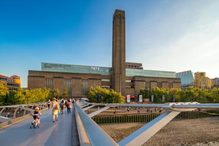 Exterior de la Tate Modern, el museo de arte moderno londinense