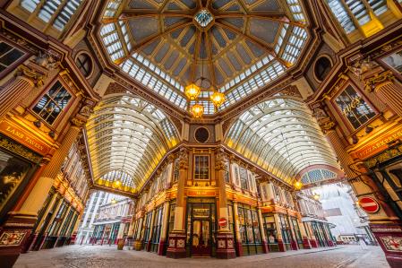 Leadenhall Market, un histórico mercado de la ciudad