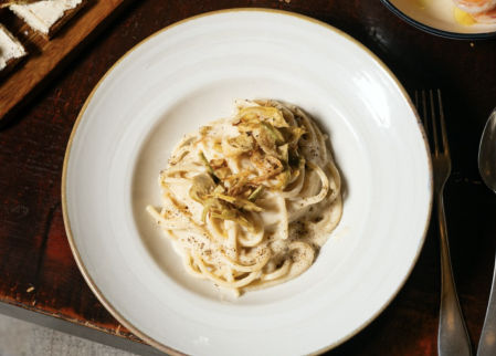 Menú del día de Algrano Bistro, por 21 €.