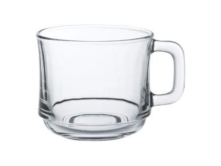 Duralex Taza empilable de ardilla, 220 cc, juego de 6, 4016A R06