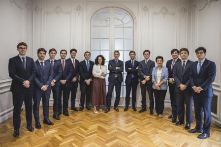 Carlos Bach y su equipo