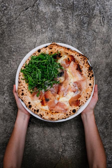 Una de las pizzas de Parking Pizza