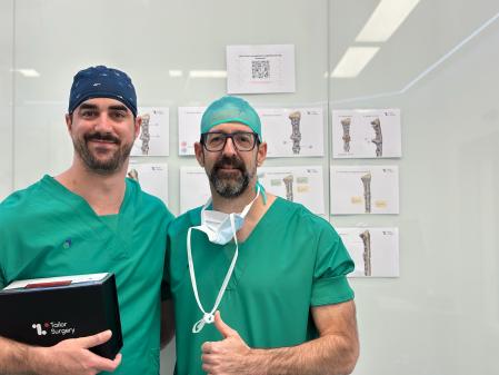 Dr. A.Gasset y Dr. A.Berenguer, profesionales del equipo de Tailor Surgery