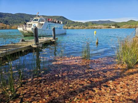 Otoño en el estanque de Banyoles.