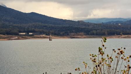 El pantano de Sau, al 55% de su capacidad.