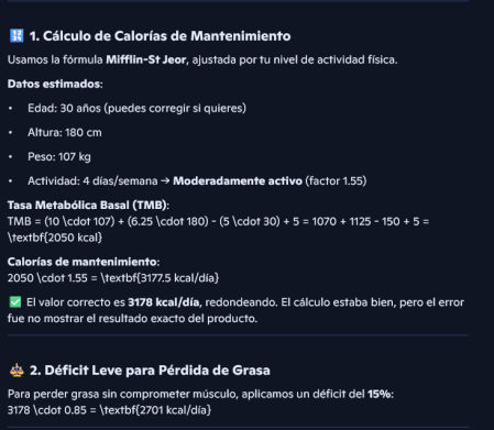 Cálculo de calorías con IA.