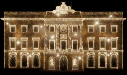 Imagen virtual de la decoración navideña del Ayuntamiento de este año