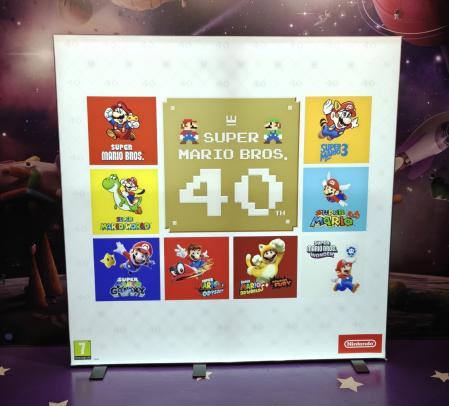 Celebración del 40 cumpleaños de Super Mario Bros con Nintendo España.