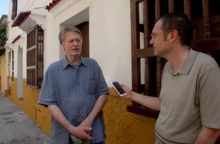 Con J.M.G. Le Clézio en Cartagena de Indias