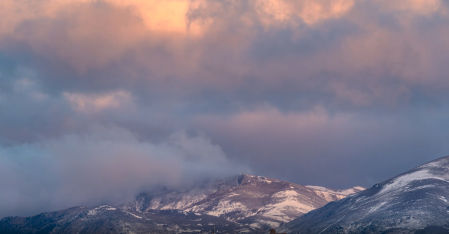 Los juegos del viento en el Pirineo.