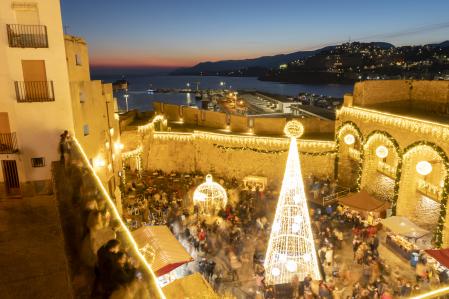 Navidad dentro de las murallas del castillo de Peñíscola