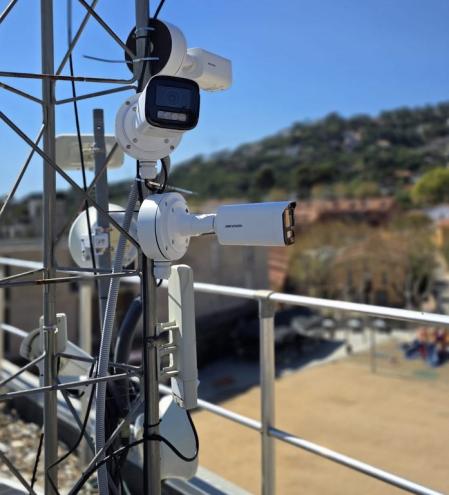 Las cámaras de vigilancia forestal .