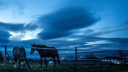 Altocúmulo lenticular en Manlleu.