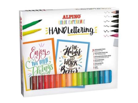 Set de lettering Alpino Color Experience
