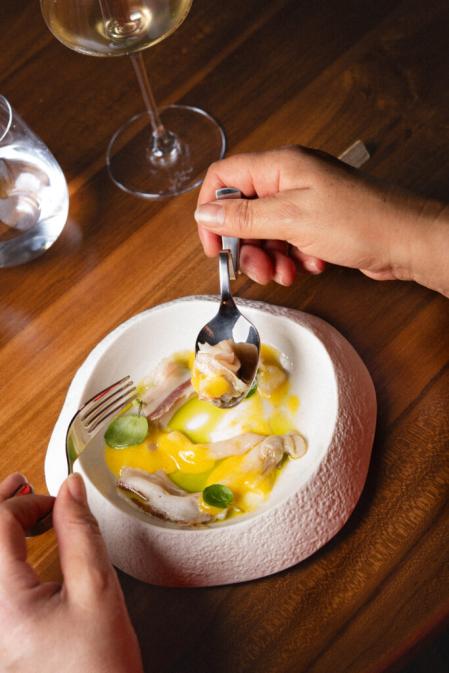 Uno de los platos de Oníric