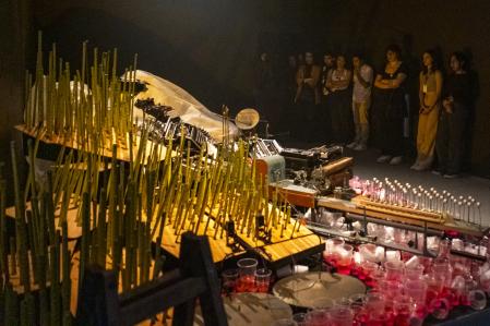 La instalación de Cabosanroque dedicada a Brossa 